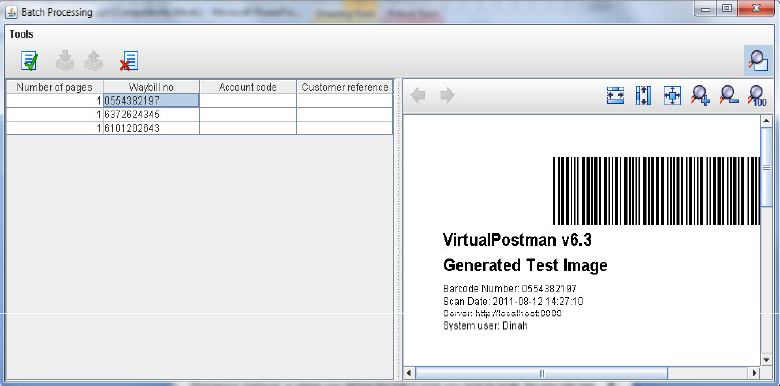 eDocs Scan Client After Scanning